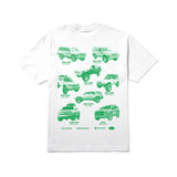 mens huf generations s/s tee (white/green)