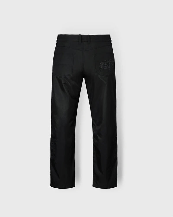 mens pleasures x daft punk helmets nylon work pants (black)