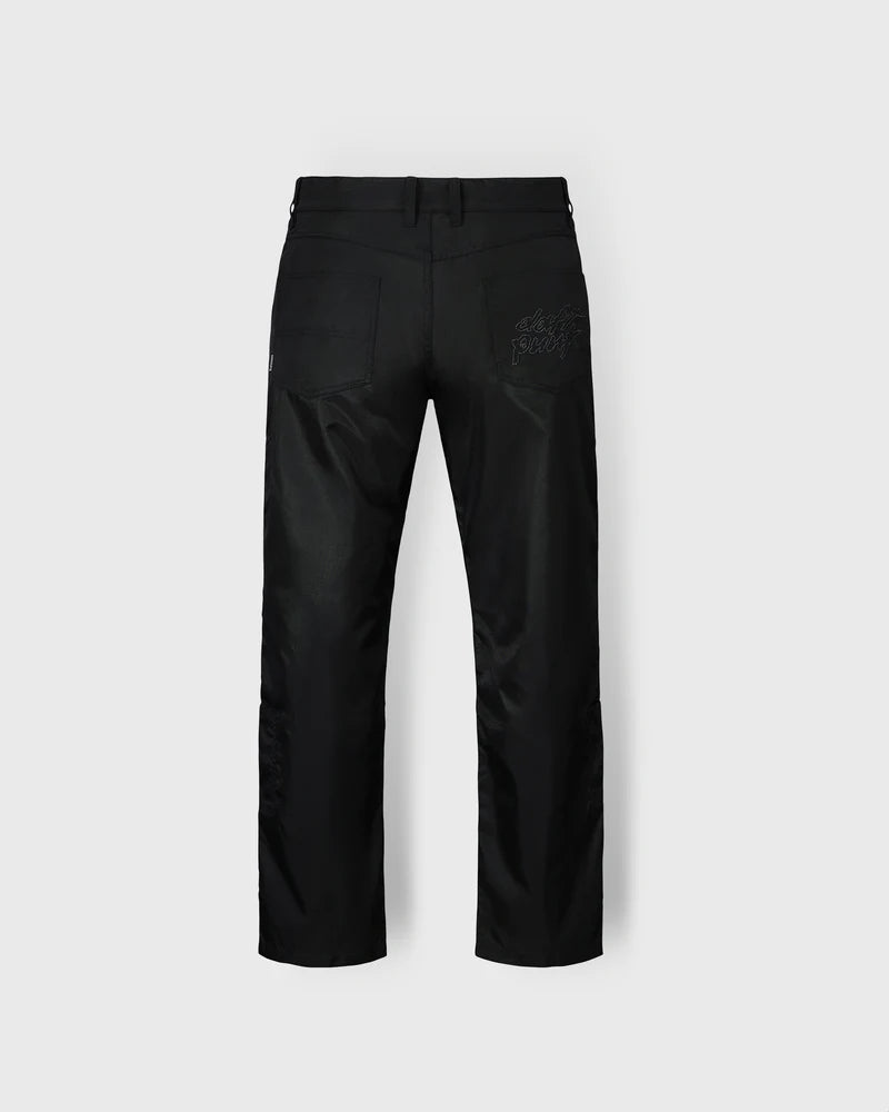 mens pleasures x daft punk helmets nylon work pants (black)