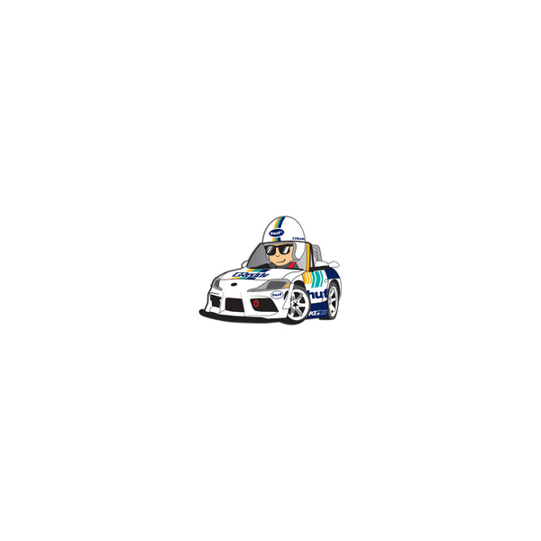mens huf x greedy gushi pin (multi)