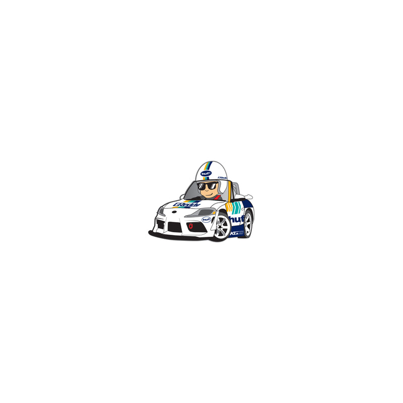 mens huf x greedy gushi pin (multi)