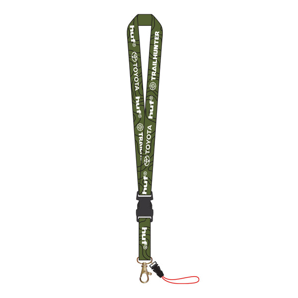 huf x trailhunter lanyard (green)