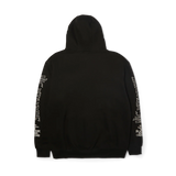 mens huf jack skellington po hoodie (black)