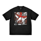 mens huf x metal gear solid mgs1 s/s tee (black/red)