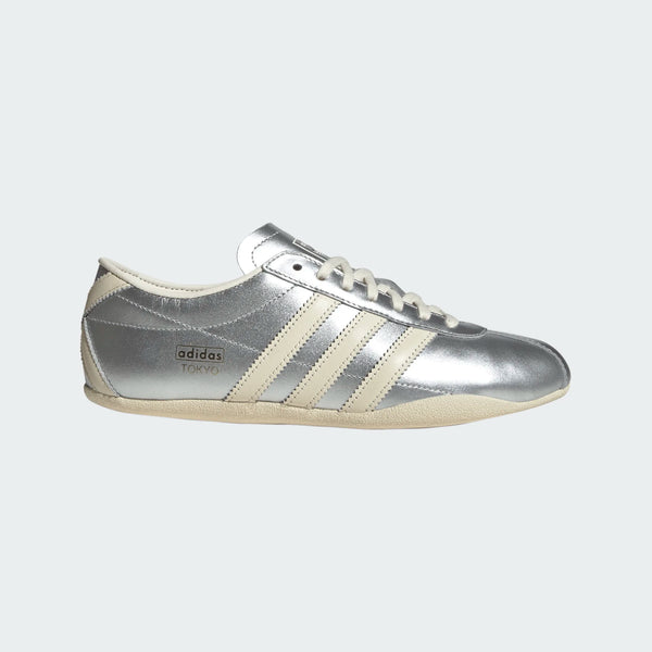 womens adidas tokyo (silver metallic/cream white)