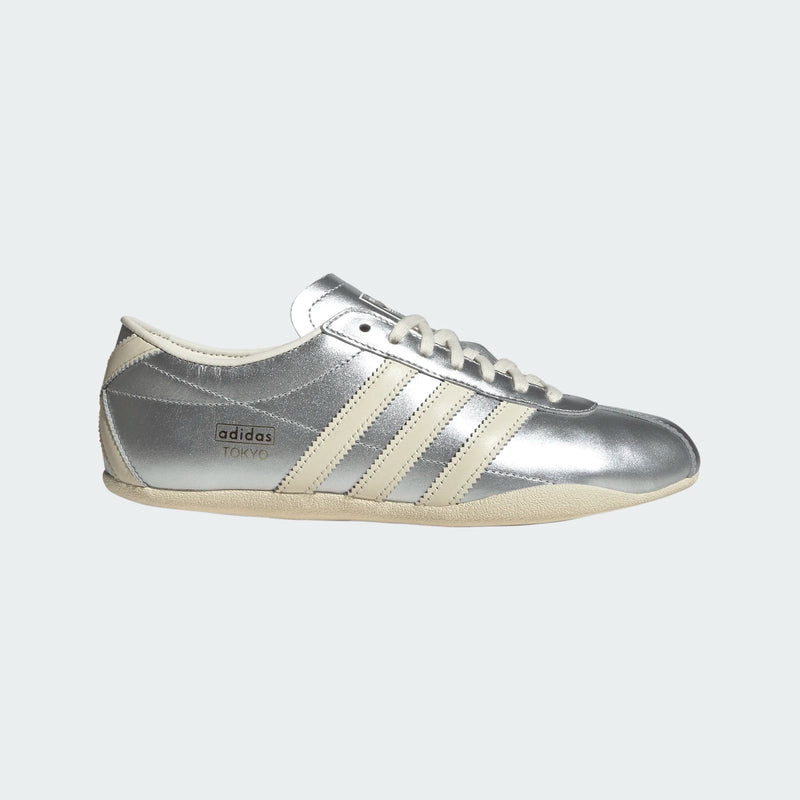 womens adidas tokyo (silver metallic/cream white)