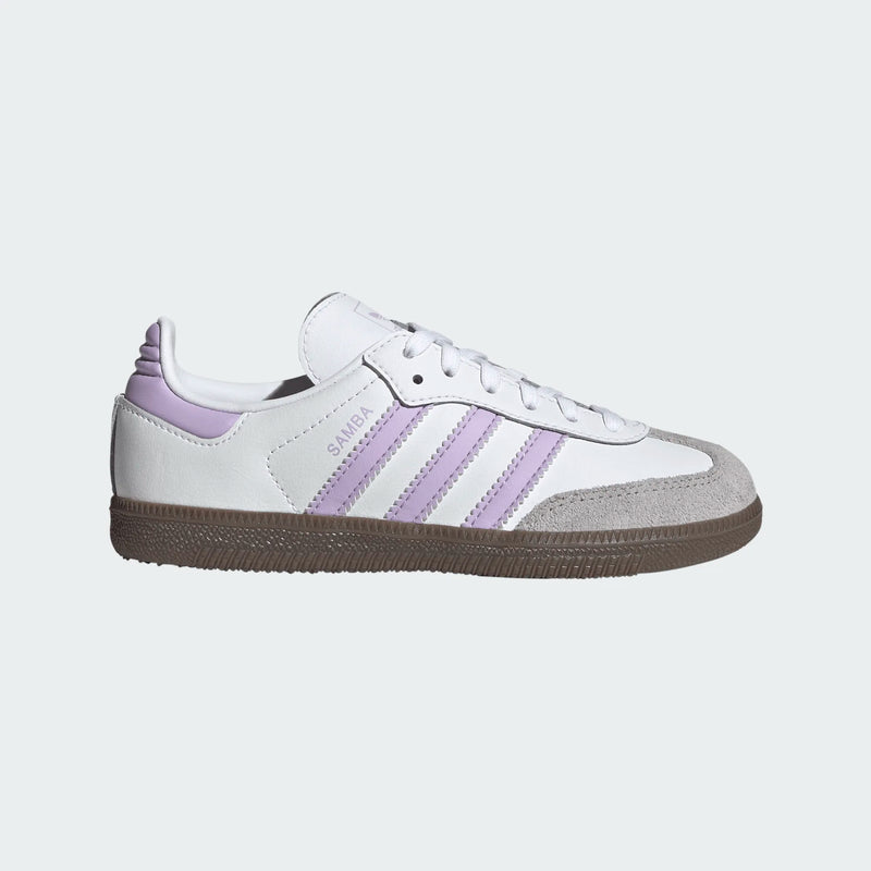 preschool adidas samba og (white/lavender)