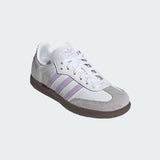 preschool adidas samba og (white/lavender)
