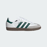gradeschool adidas samba og (white/green)