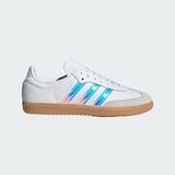 gradeschool adidas samba og (white/multi)