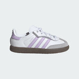 toddler adidas samba og (white/lavender)