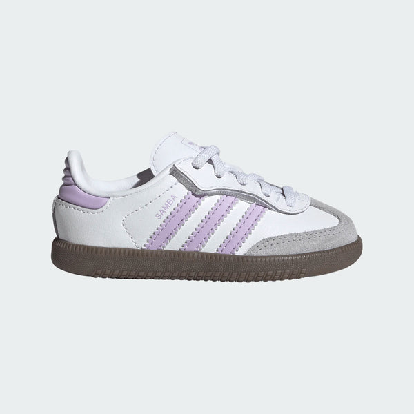 toddler adidas samba og (white/lavender)