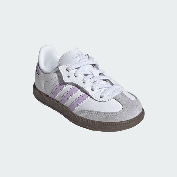 toddler adidas samba og (white/lavender)