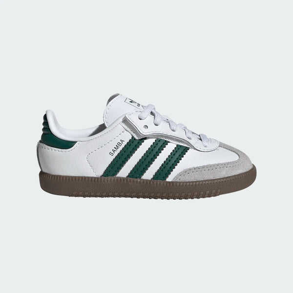 toddler adidas samba og (cloud white/collegiate green)