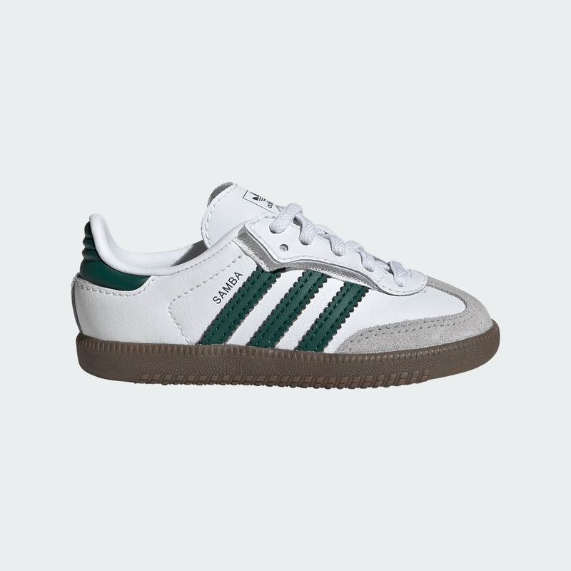 toddler adidas samba og (cloud white/collegiate green)