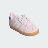 toddler adidas gazelle (clear pink/cloud white)