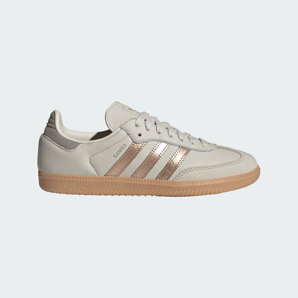 womens adidas samba og (clear brown/copper metallic)