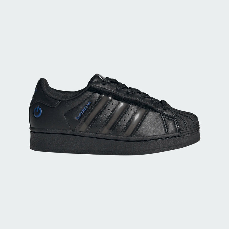 preschool adidas superstar led lights cf el c (cblack/cblack/previo)