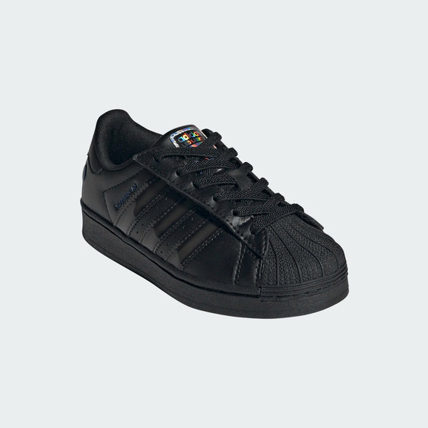 preschool adidas superstar led lights cf el c (cblack/cblack/previo)