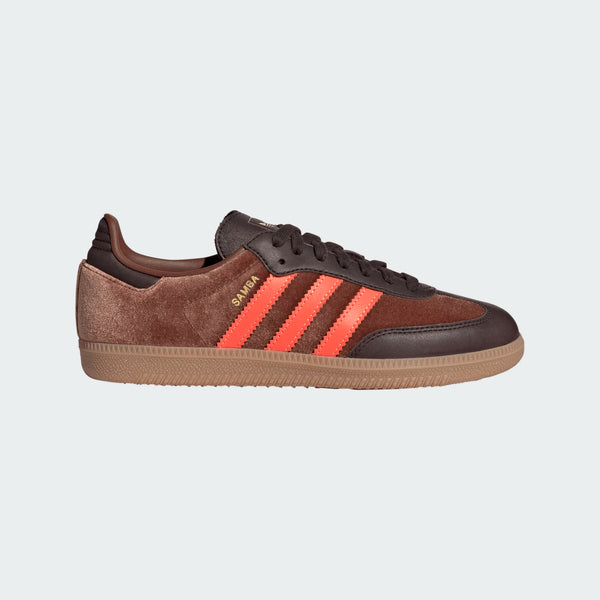 womens adidas samba og (prebrn/dbrown/gum3)
