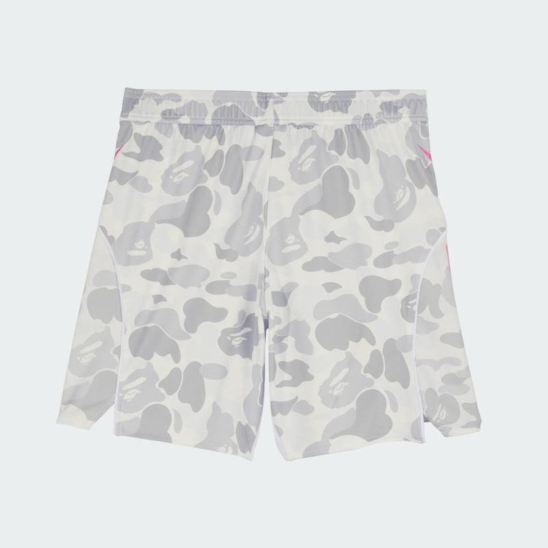 mens adidas x bape fb shorts (white)