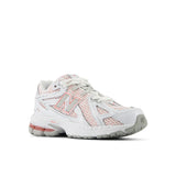 preschool new balance 1906 (white/sunfade red)