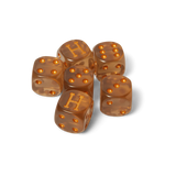 huf luxe dice set (brown)