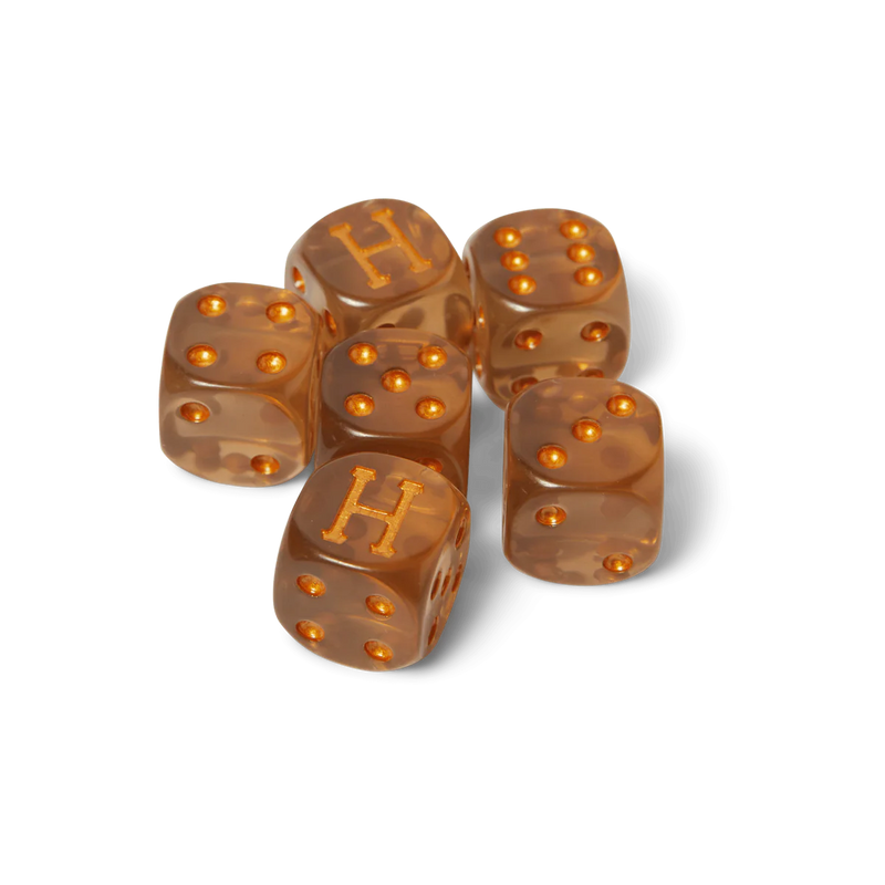 huf luxe dice set (brown)