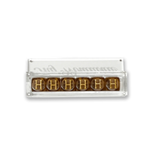 huf luxe dice set (brown)