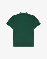 mens malbon golf crest knit polo (myrtle)