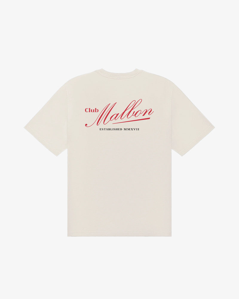 mens malbon bermuda members s/s tee (canvas)