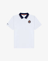 mens malbon fairway oakwood polo (white)