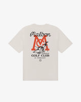 mens malbon bermuda hi power shot s/s tee (ivory)