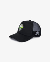 malbon x grateful dead trucker hat (black)