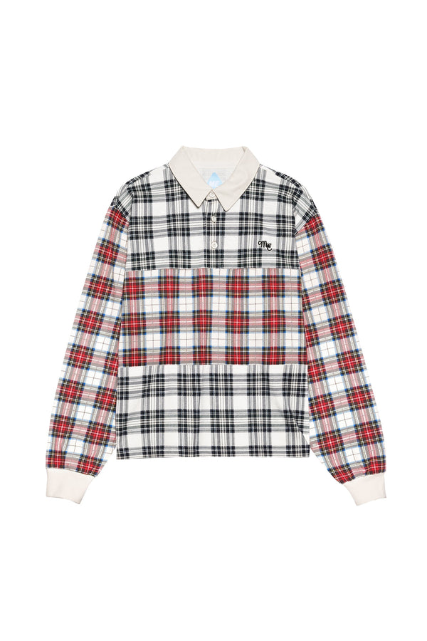 womens melody ehsani dionne plaid rugby (plaid)