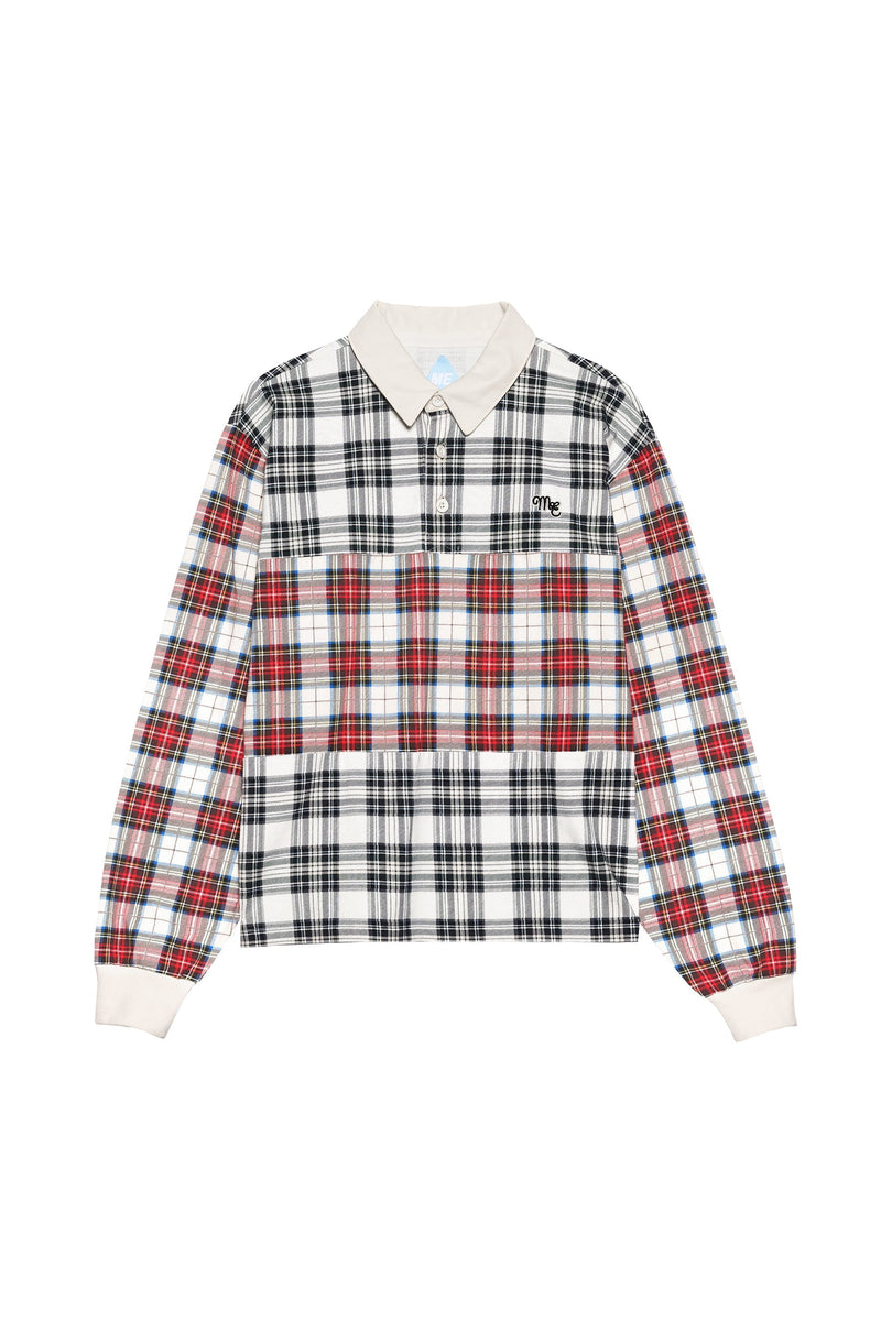 womens melody ehsani dionne plaid rugby (plaid)