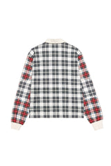 womens melody ehsani dionne plaid rugby (plaid)