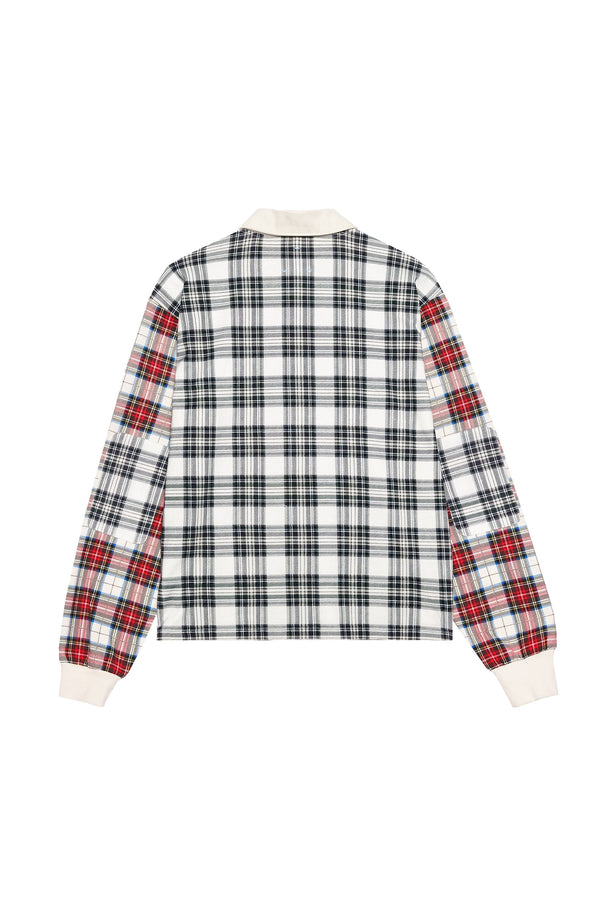 womens melody ehsani dionne plaid rugby (plaid)