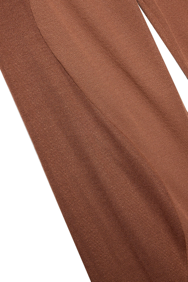 womens melody ehsani out of office knit pant (coffee)