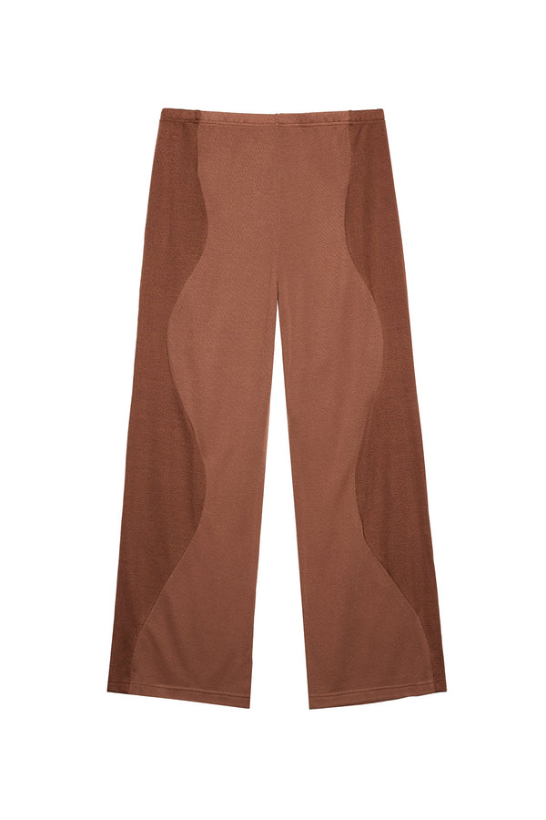 womens melody ehsani out of office knit pant (coffee)