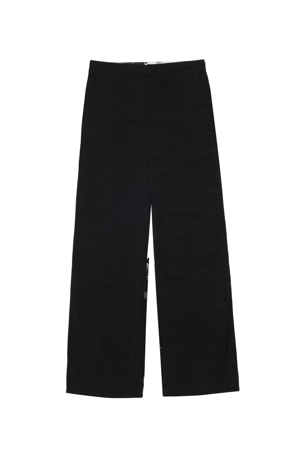 womens melody ehsani as above so below lounge pant (black)