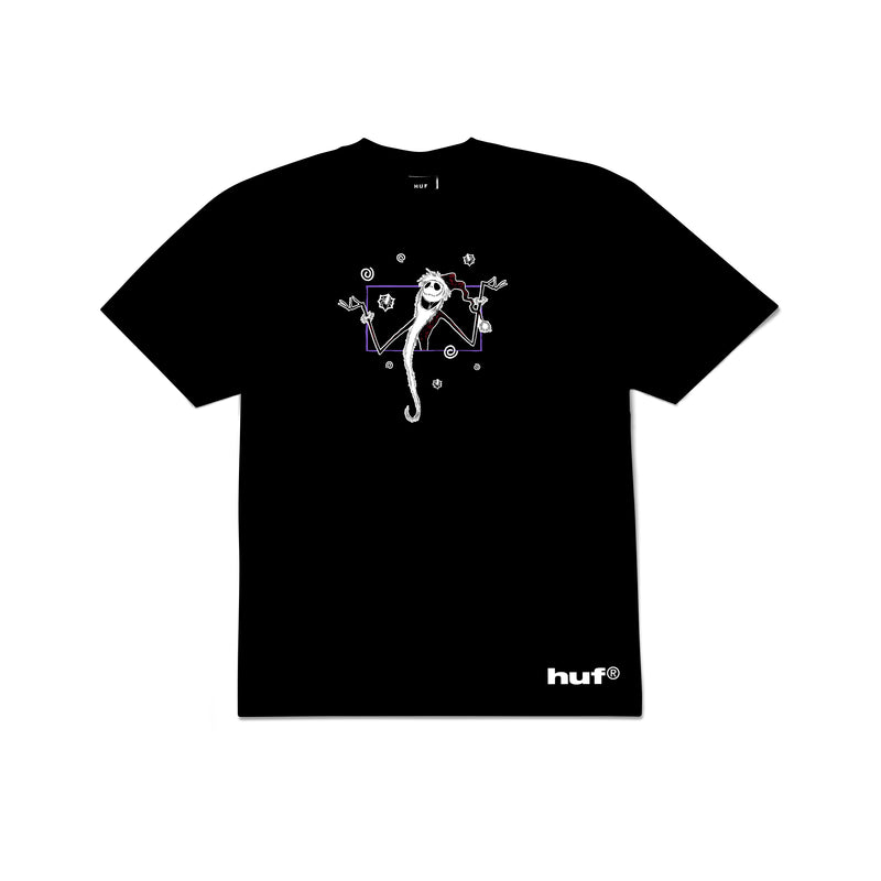 mens huf nightmare xmas s/s tee (black)