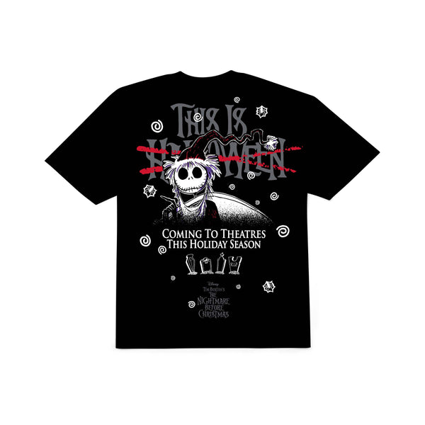 mens huf nightmare xmas s/s tee (black)