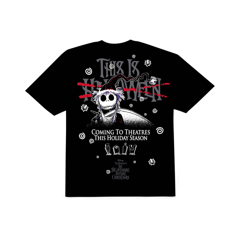 mens huf nightmare xmas s/s tee (black)
