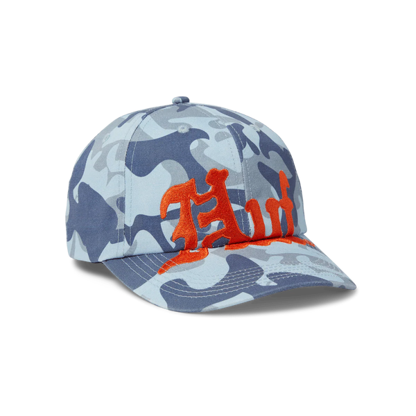 huf noble camo 6 panel snapback (ice blue)