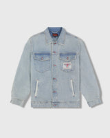 mens pleasures park insulated denim jacket (indigo)