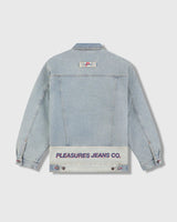 mens pleasures park insulated denim jacket (indigo)