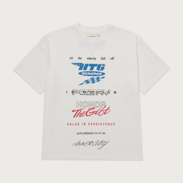 mens honor the gift persistence race s/s tee (white)