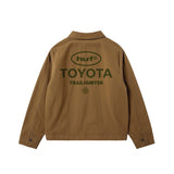 mens huf toyota trailhunter work jacket (brown)