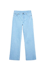 womens melody ehsani denim cowboy bootcut jeans (med wash)